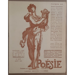 Poésie - Cahiers mensuels illustrés - Aout 1929