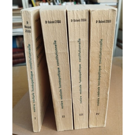 Matiere médicale homopathique constitutionnelle / complet en 4 tomes
