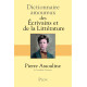 Dictionnaire amoureux des ecrivains et de la litterature