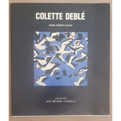 Colette Deblé (joint la carte du vernissge du 27 Févier 1992)