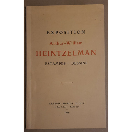 Exposition Arthur William Heintzelman - Estampes - Dessins -...