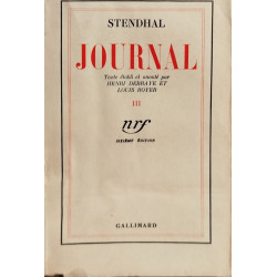 Journal tome 3 / texte établi et annoté par Henri Debraye et Louis...