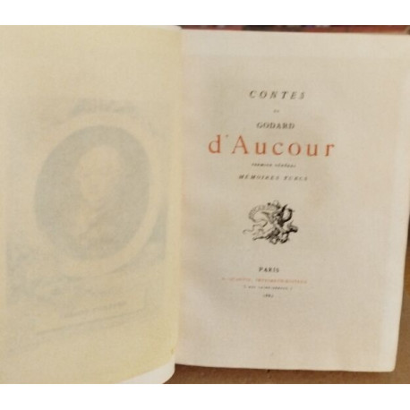 Contes de Godard d'Aucour Fermier général - Mémoires turcs
