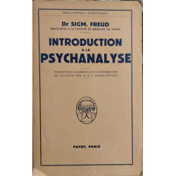 Introduction à la psychanalyse