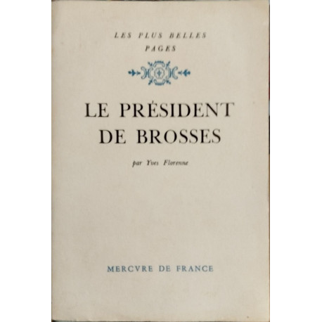 Le president de brosses