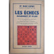 Les échecs - Tome 1 et 2 - Position et combinaison Jugement et plan