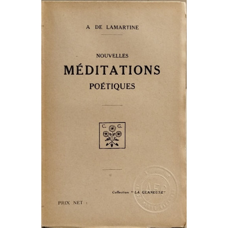 Nouvelles méditations poétiques