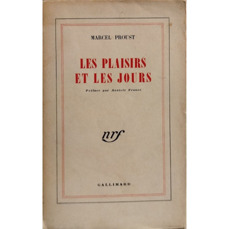 Les plaisirs et les jours