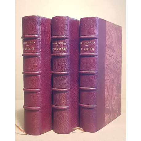 Les trois villes - Rome (1914) Lourdes (1917) Paris (1898)