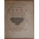 Opera reliqua (2 volumes) - Opuscula posthuma