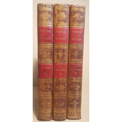 Corinne ou l'Italie (8° édition) et De l'Allemagne (5° édition) -...