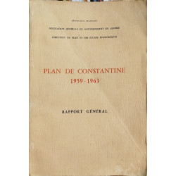 Délégation générale du gouvernement en Algérie. Plan de...