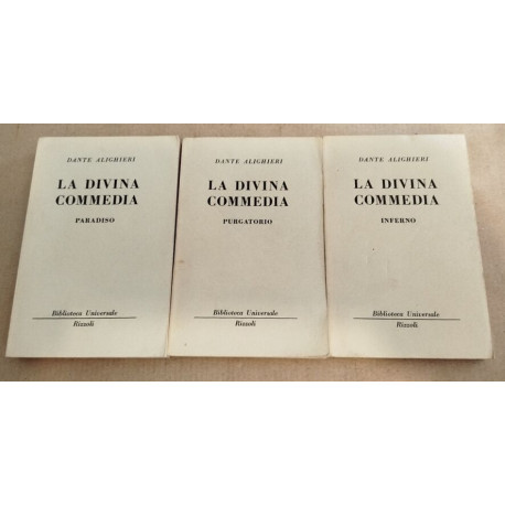 La divina commedia / 3 tomes