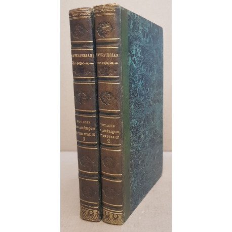 Voyages en Amérique et en Italie (2 volumes) Tomes VI et VII
