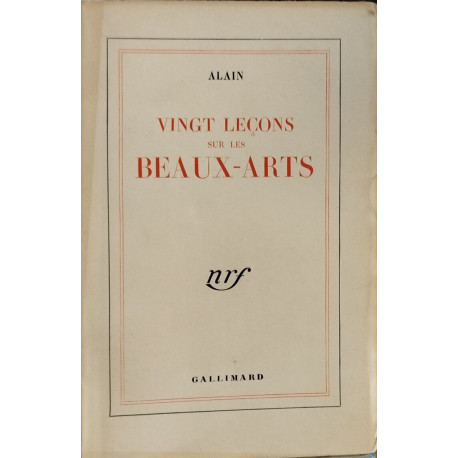 Vingt lecons sur les beaux-arts