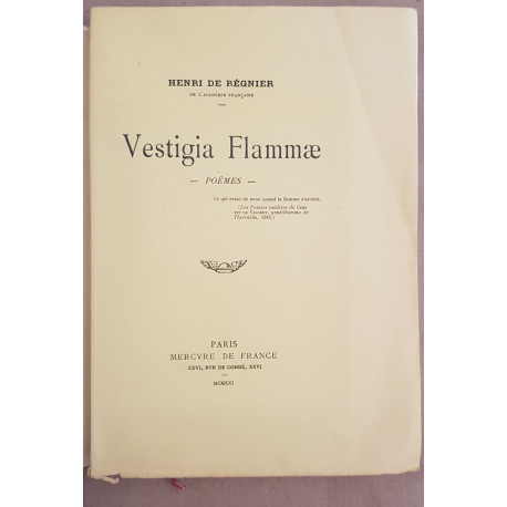 Vestigia Flammae / E.O