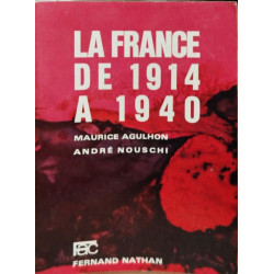 La france de 1914 a 1940