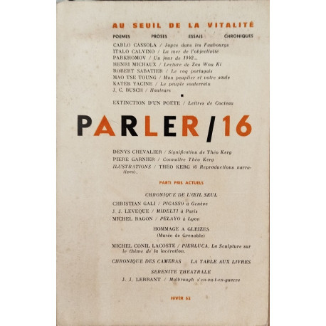 Parler n° 16