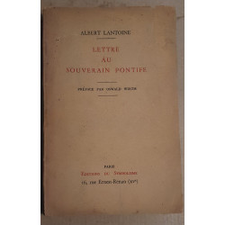 Lettre au souverain Pontife (préface par Oswald Wirth)