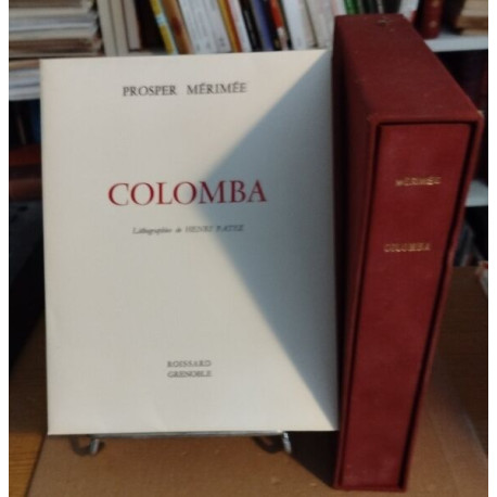 Colomba / lithographies de Henri Patez/ exemplaire numéroté