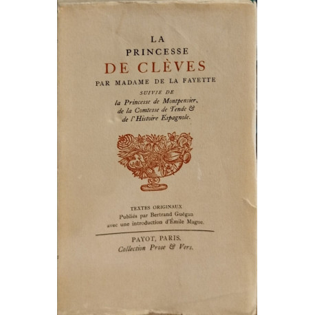 La princesse de cleves suivie de la princesse de Monpensier de la...