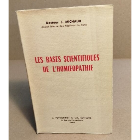 Les bases scientifiques de l'homéopathie