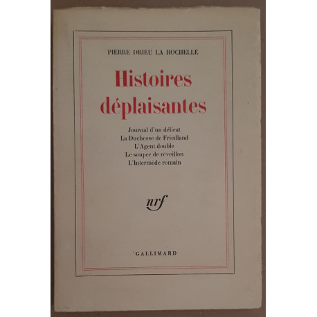 Histoires déplaisantes