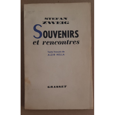 Souvenirs et rencontres (texte français de Alzir Hella)