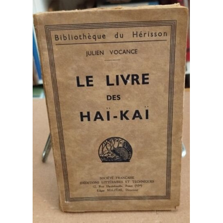 Le livre des Haï- Kaï