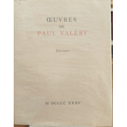Discours / exemplaire numeroté sur rivers