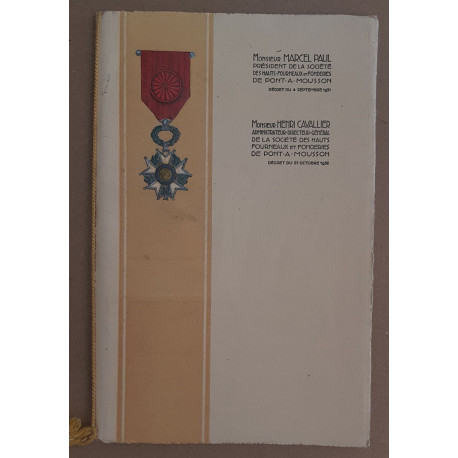 Compte rendus des discours de la remise de la légion d'honneur de...