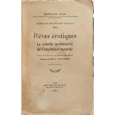 Rêves érotiques. la courbe menstruelle de l'impulsion sexuelle