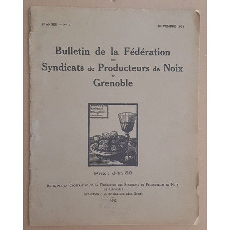 Bulletin de la Fédération des Syndicats de Producteurs de Noix de...