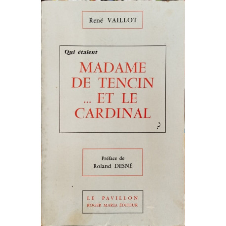 Qui étaient... madame de tencin ... et le cardinal