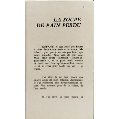 La soupe de pain perdu