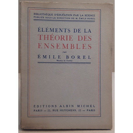 Eléments de la théorie des ensembles