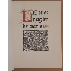 Le ménagier de Paris (volume 2 imprimé en gothique)