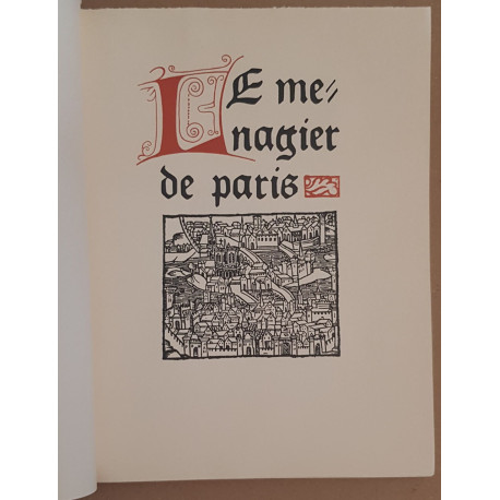 Le ménagier de Paris (volume 2 imprimé en gothique)