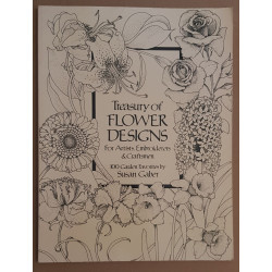 Treasury of flowers designs for artists embroiderers et craftsmen...