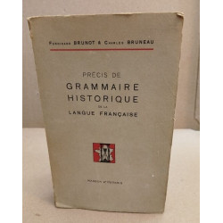 Precis de grammaire historique de la langue française