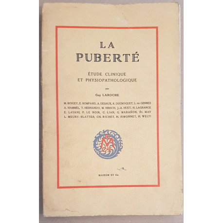 La puberté - étude clinique et physiopathologique
