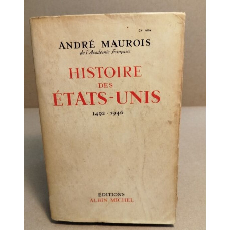 Histoire des états unis 1492-1946