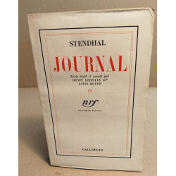 Journal / tome 4 / texte établi et annoté par Henri Debraye et...