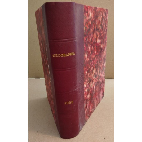 Géographia année complete 1958 soit 12 numeros