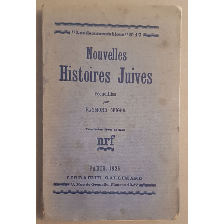 Nouvelles histoires Juives (38° édition)