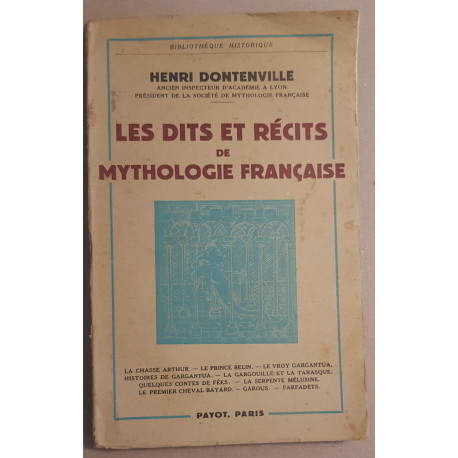 Les dits et récits de mythologie française