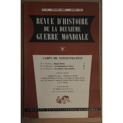 Revue d'histoire de la deuxième guerre mondiale - N°45 - 12 année...