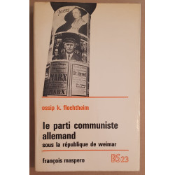 Le parti commnuniste allemand sous la République de Weimar