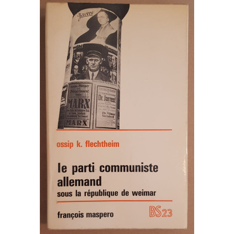 Le parti commnuniste allemand sous la République de Weimar