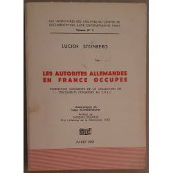 Les autorités allemandes en France occupée/ inventaire commenté de...